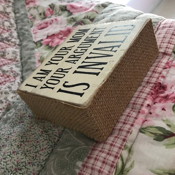 I Am Your Mom Wood Box Sign - Picture 3 of 5